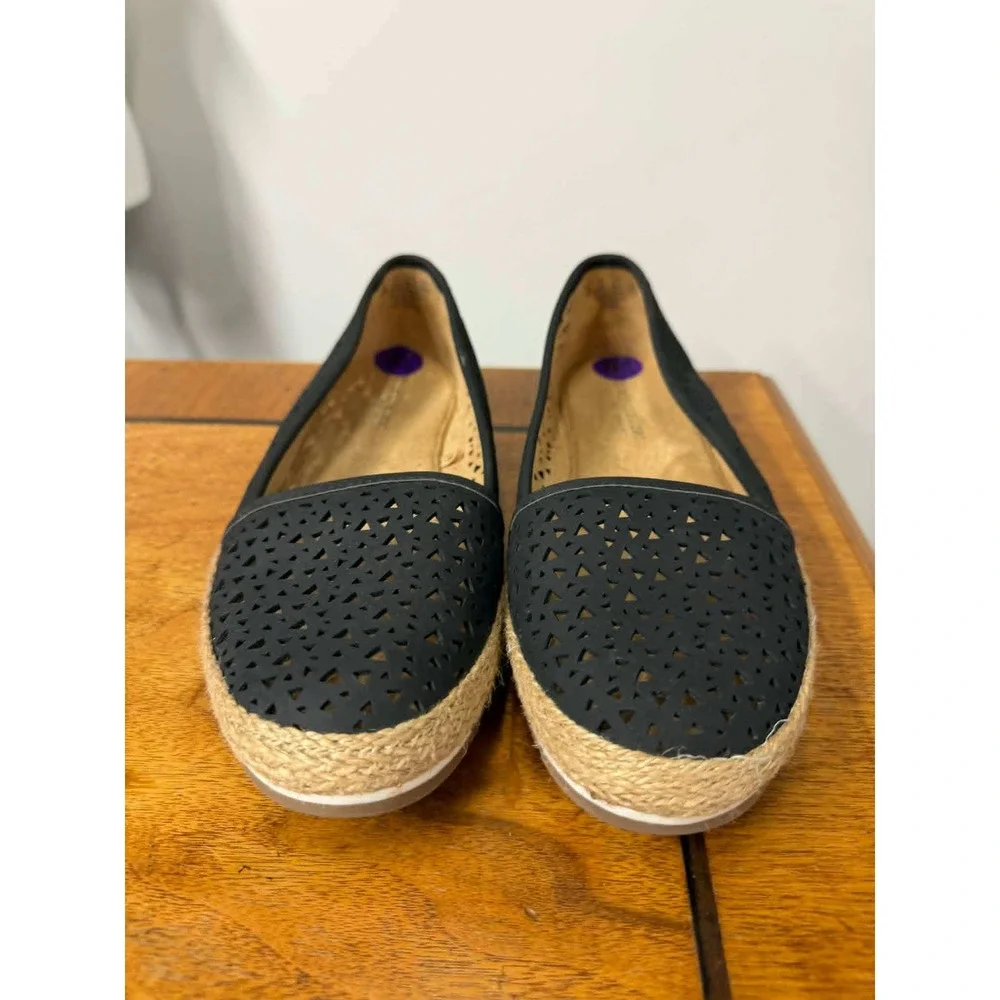 Naturalizer Women 8.5‎ Laser Cut Espadrille Flats N5 Comfort Shoes beachy